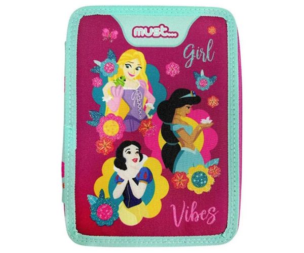 Must: Disney Princess Vibes plnený peračník s dvomi priehradkami