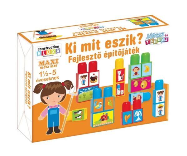 Hraj a uč sa!: Kto čo je? Rozvojová stavebnica - D-Toys