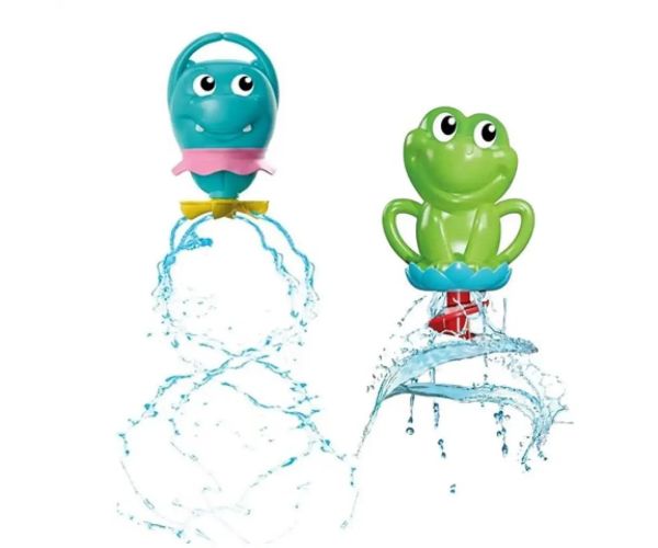 Baby zábavní žabí priatelia, hračka do vody - Clementoni
