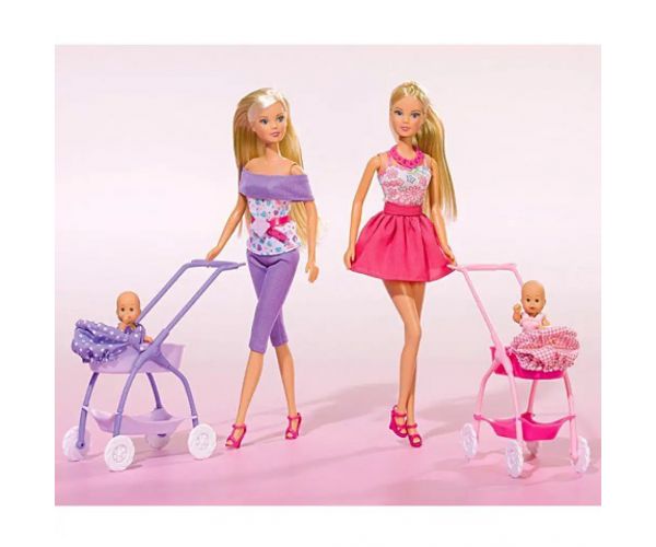 Steffi Love: Bábika s kočíkom v 2 variantoch - Simba Toys