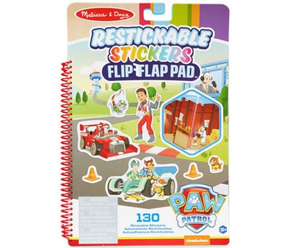 Melissa & Doug: Tlapková Patrola Klasická akcia Opakovane použiteľný zošit s nálepkami