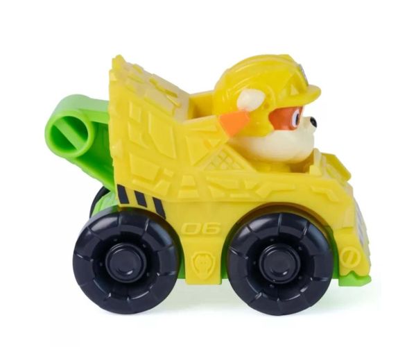 Labková patrola: Dino Movie Rubble mini pretekárske autíčko 6,4 cm - Spin Master
