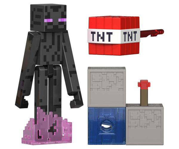 Minecraft: Enderman postava s doplnkami - Mattel