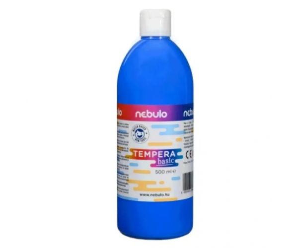 Nebulo: Svetlomodrá tekutá tempera vo fľaši 500ml
