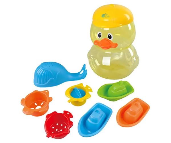 Playgo: Baby hrací set do kúpeľa Kačka 8 dielny set