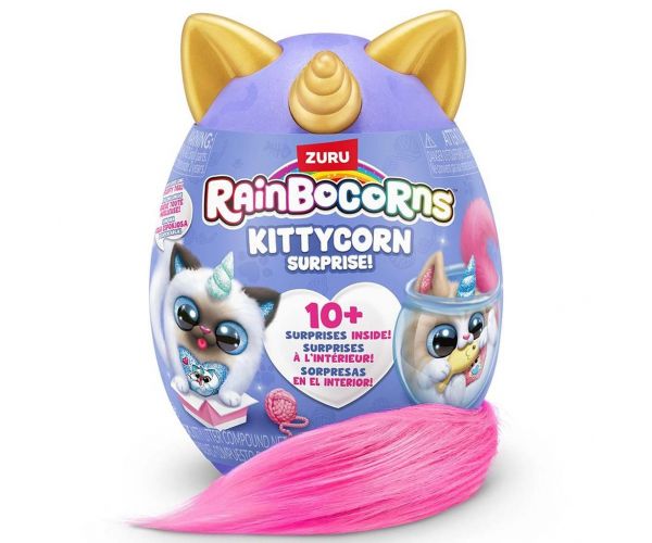 Rainbocorns: Vrecková Kittycorn prekvapivá mačička plyšová figúrka v rôznych variantoch 1ks