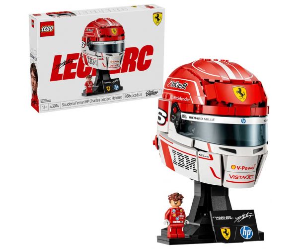 LEGO® Edície: Prilba Scuderia Ferrari HP Charles Leclerc (43014)