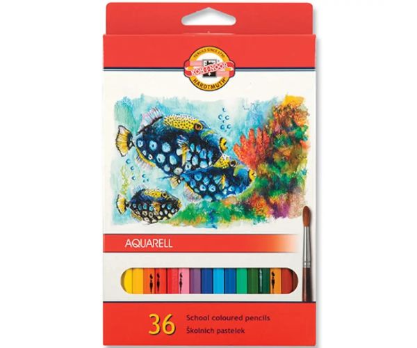 ICO: Koh-I-Noor Mondeluz 3719 Aquarell 36 dielny set farebných ceruziek