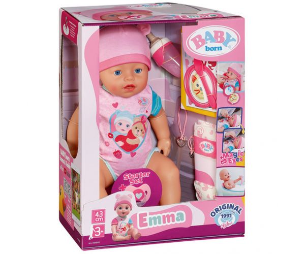 Baby Born: Emma interaktív bábika set s doplnkami 43 cm - Zapf Creation
