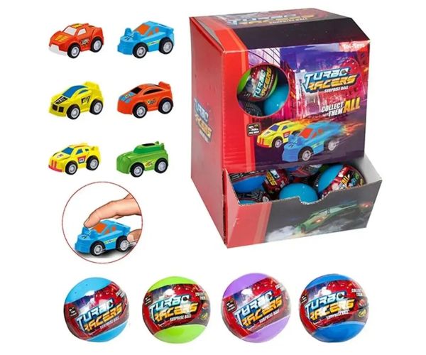 Turbo Racers pretekárske autáčka prekvapenie vajíčko 1ks