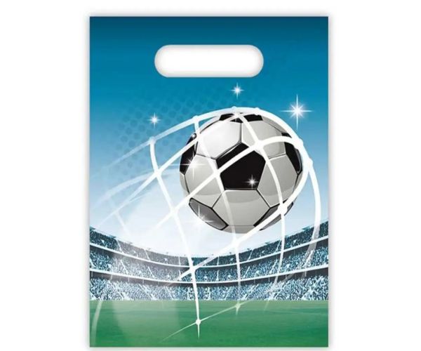 Darčeková taška s futbalovým motívom 6ks set