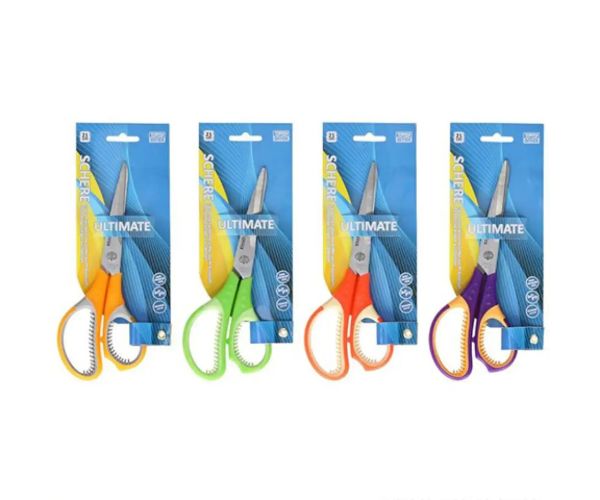 Spirit: Soft Grip ultimate školské a kancelárske nožnice s 21 cm čepeľou z nehrdzavujúcej