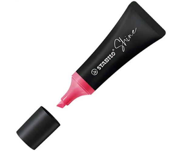 Stabilo: Shine zvýrazňovač v ružovej farbe