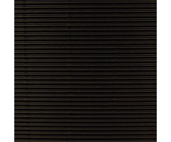 Čierny 3D dekor vlnitá lepenka B2 50x70cm 1ks