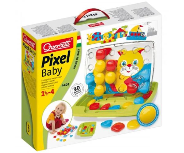 Quercetti: Pixel Baby set veľkých kolíkov