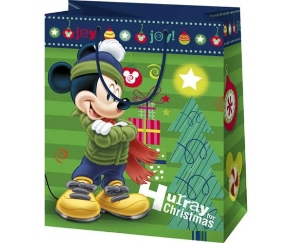 Mickey Mouse exkluzívna stredne veľká darčeková taška 18x10x23cm
