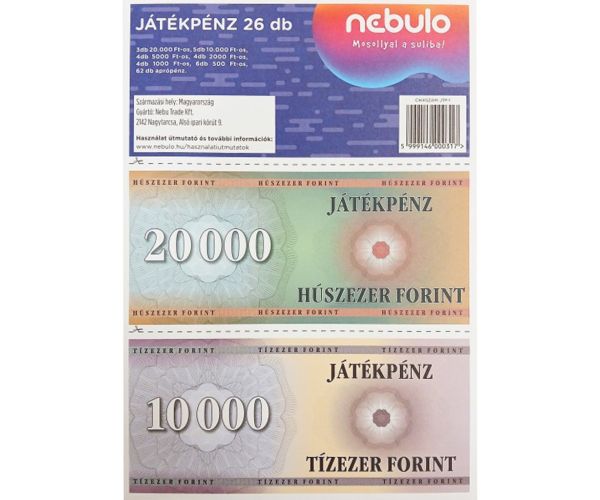 Nebulo: Herný balíček s vystrihovateľnými mincami