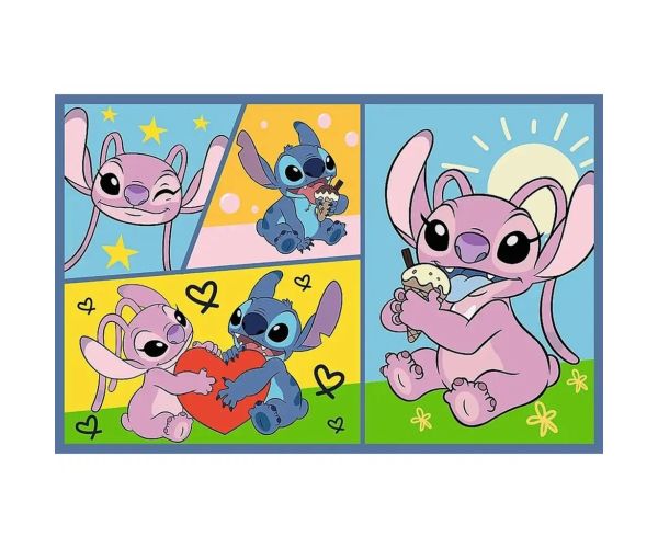 Stitch a priatelia 2x70 ks puzzle - Trefl
