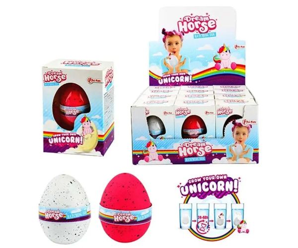 Rastúca figura jednorožca v rôznych variantoch v vajíčku 1ks