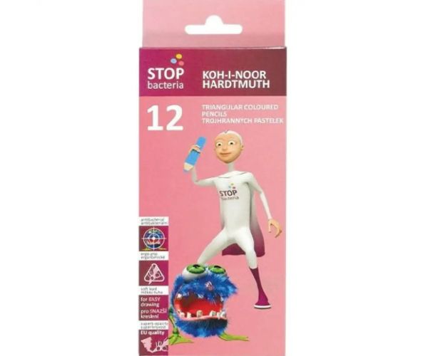 ICO: Koh-I-Noor Stop Bacteria 12-dielny set farebných ceruziek