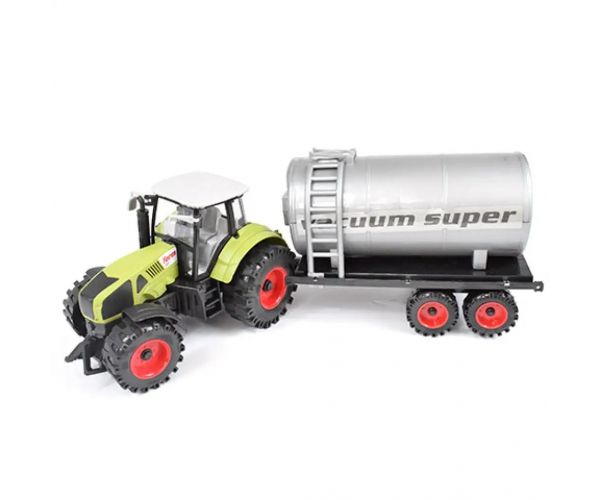 Farm Truck Series: Červený alebo zelený traktor s nádržou na vodu 46cm