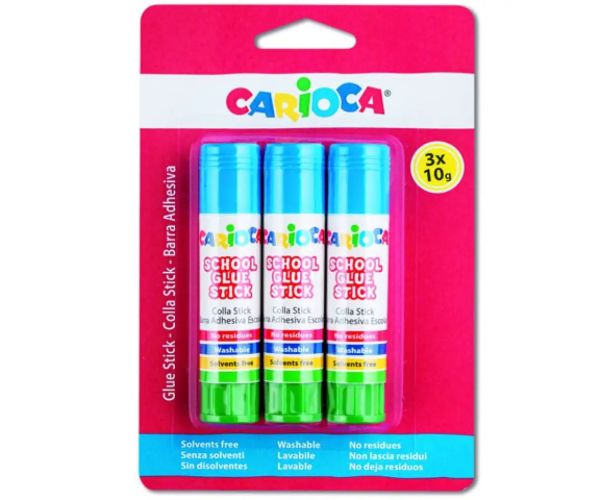 Carioca: Školský lepiaci stift 10g 3ks