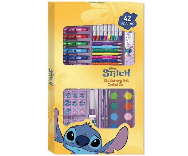 Luna: Kreatívna sada na vyfarbovanie Lilo & Stitch, 42 ks