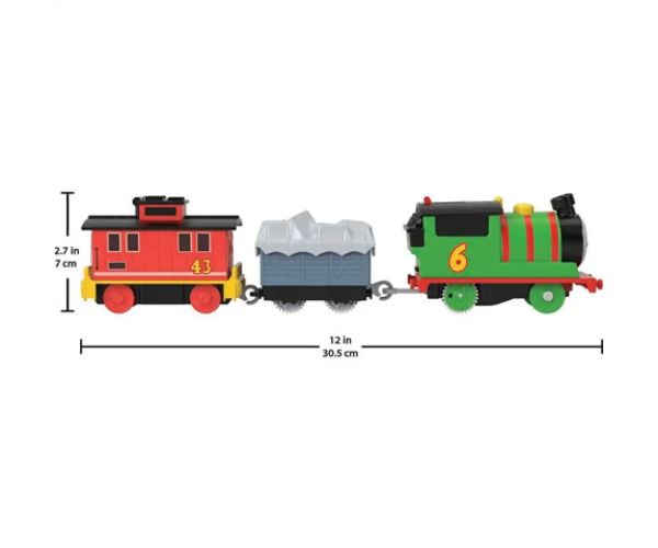 Thomas a priatelia: Motorizovaný hrací set Percy - Mattel