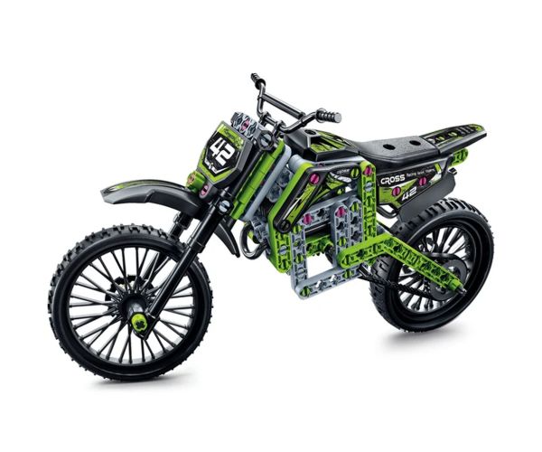 Veda a hra: Mechanika zostaviteľný X-Treme motocross - Clementoni