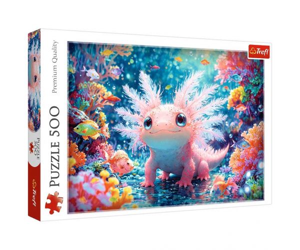 Usmievajúci Axolotl 500-dielny puzzle - Trefl