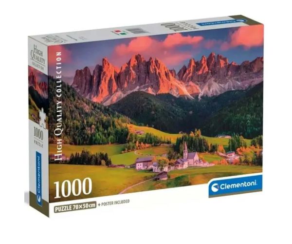 Kúzelné dolomity 1000 ks HQC puzzle s plagátom - Clementoni