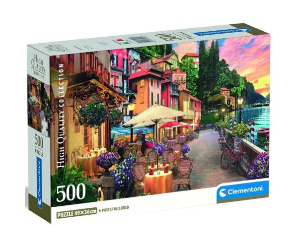 Como jazero, Taliansko HQC 500 kusové puzzle - Clementoni