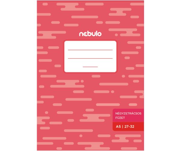 Nebulo: zošit zošívaný, štvorčekový 27-32 A/5