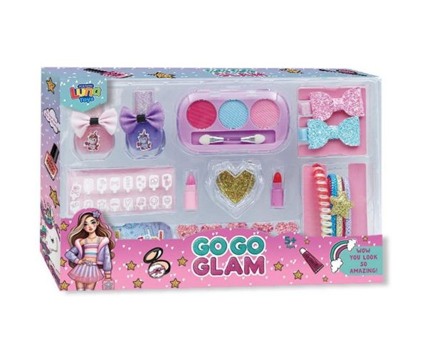 Luna: Go Go Glam 19-dielna súprava na líčenie a krásu