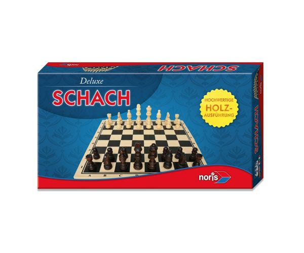 Deluxe drevená šachová súprava - Noris
