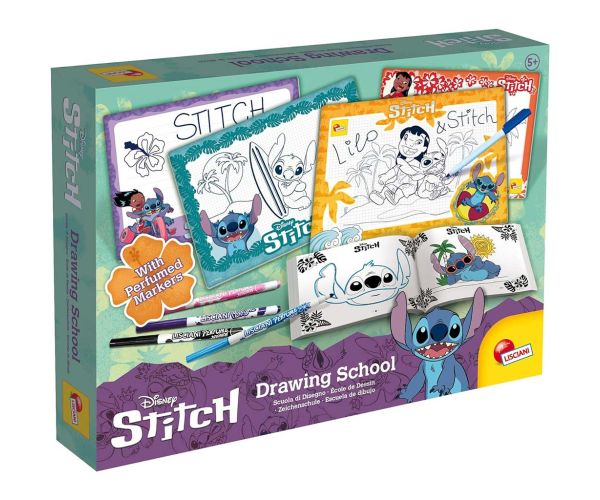 Disney Stitch škola kreslenia set - Lisciani