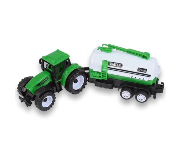 Farm Truck: Dvojdielny zelený set, traktor s prívesom