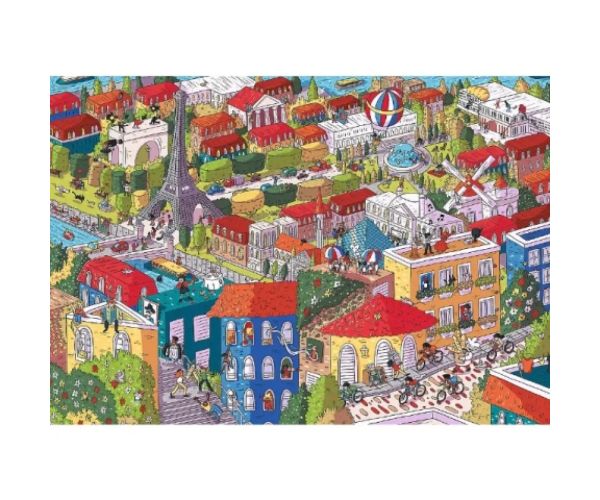Sneaky Peekers: Paríž UFT 1000 dielne puzzle - Trefl