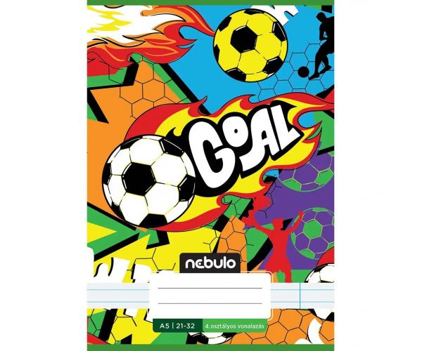 Nebulo: Goal 4. ročník linajkový zošit A/5 21-32