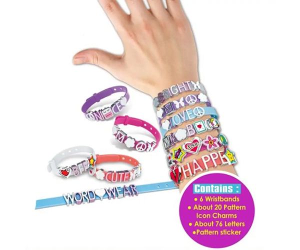 Girls Creator set na výrobu náramkov s písmenkovými korálkami