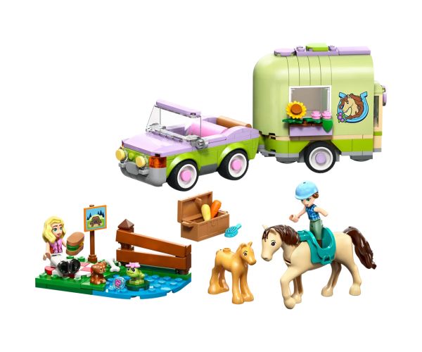 LEGO® Friends: Nákladný príves pre kone a jazdcov (42695)