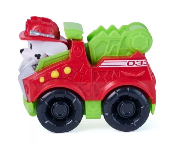 Labková patrola: Dino Movie Marshall mini pretekárske autíčko 6,4 cm - Spin Master