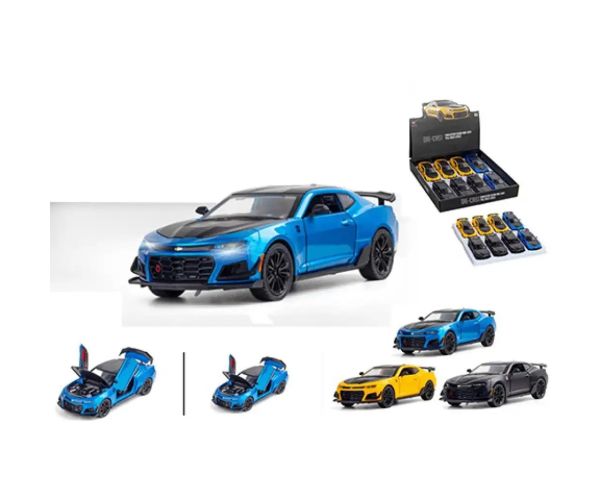 Pull Back Premium naťahovacie autíčko Camaro s otvárateľnými dverami 1/24