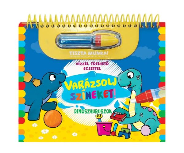 Čaruj farby! - Zošit s dinosaurami