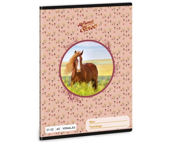 Ars Una: My sweet Horse jazdecký linajkový zošit A/5