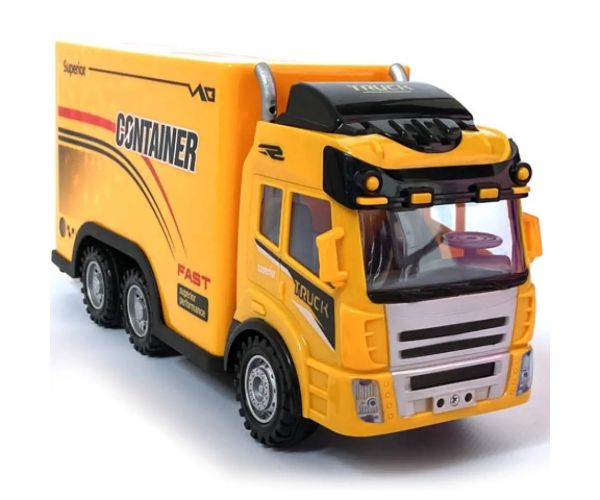 RC Diaľkovo ovládaný kontajnerový nákladný automobil s svetelnými efektmi 27MHz 1/14 veľkosti