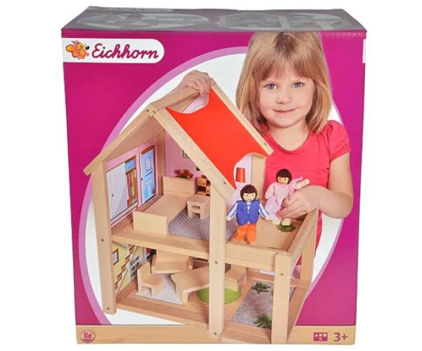 Drevený domček pre bábiky - Eichhorn