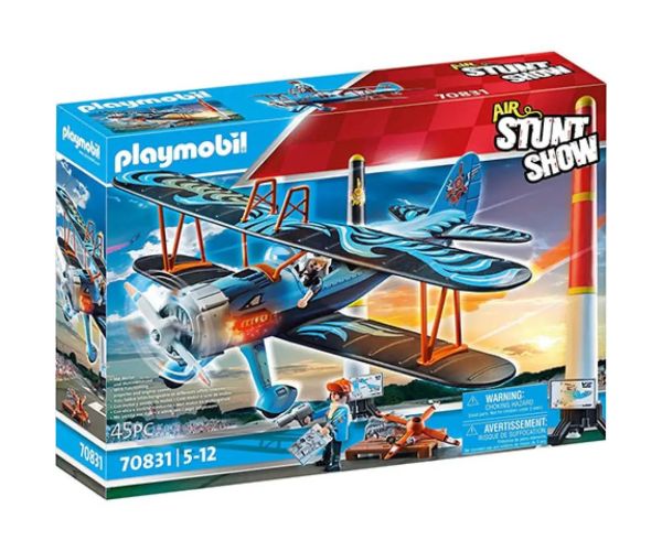 Playmobil: Air Stuntshow - Dvojplošník Fénix (70831)