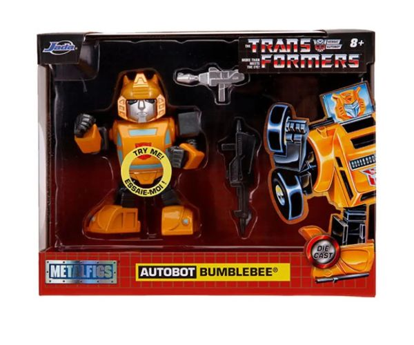 Transformers: Metalfigs Bumblebee figúrka so zbraňami 10cm - Simba Toys
