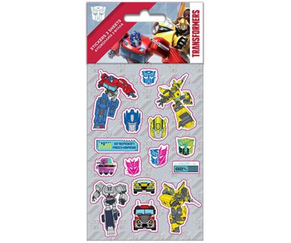 Transformer set nálepiek 8x12cm 5 hárkov